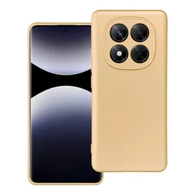 METALLIC dėklas telefonui XIAOMI Redmi NOTE 14 Pro 5G auksinis