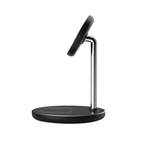 Tech-Protect QI15W-A39 2in1 MagSafe įkrovimo stotelė - juoda