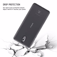Crong Crystal Slim Cover - apsauginis dėklas Nokia 3.1 (clear)