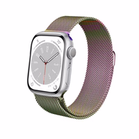 Crong Milano Steel - Stainless Steel dirželis Apple Watch 38/40/41/42 mm (Iridescent)
