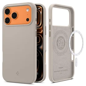 Spigen Silicone Fit Magnetinis dėklas telefonui iPhone 17 Pro Max - Pilkas