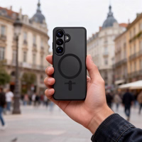 Dėklas Reach Matte MagSafe Samsung S942 S26 Pro juodas