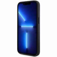 Guess GUHMP14MP4RPSK iPhone 14 Plus 6.7" juodas/juodas kietas dėklas 4G Printed Stripes MagSafe