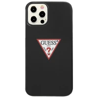 Guess GUHCP12LPCUCTLBK iPhone 12 Pro Max 6.7" juodas kietas dėklas Triangle kolekcija