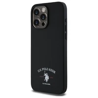US Polo USHCP15XPARK dėklas telefonui iPhone 15 Pro Max 6.7" su spausdintu DH logotipu - juoda