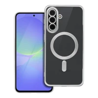 ELECTRO MAG COVER dėklas telefonui suderinamas su Magnetiniu MagSafe SAMSUNG A36 sidabrinė