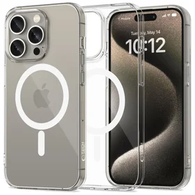 Tech-Protect FlexAir Magnetinis dėklas telefonui iPhone 15 Pro - skaidrus