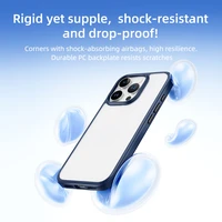 Rock Guard Series dėklas telefonui Iphone 16 Pro Max skaidrus-pilkas