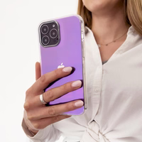 Aurora Case dėklas telefonui Samsung Galaxy A12 5G neoninis gelinis violetinis