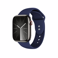 Crong Liquid - Apple Watch dirželis 44/45/46/49 mm (Navy mėlynas)