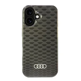 Audi IML Siuvinėjimo raštas Magnetinis iPhone 16 6.1" juodas/juodas kietas dėklas AU-IMLMIP16-Q5/D3-BK