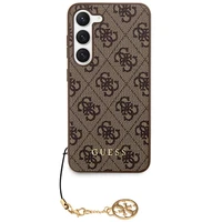 Guess 4G Charms Collection dėklas telefonui Samsung Galaxy A35 - rudas