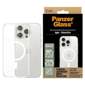 PanzerGlass kietasis dėklas iPhone 16 Pro 6.3" baltas MagSafe 1292
