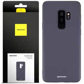 Spacecase silikoninis dėklas Galaxy S9+ juodas