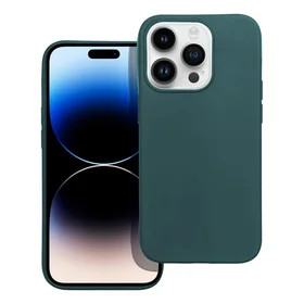 Matinis dėklas telefonui IPHONE 14 Pro tamsiai žalias