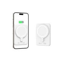 Tech-Protect LifeMag PB10 išorinė baterija su MagSafe 5000mAh 15W USB-C prievadas - balta + USB-C kabelis