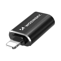 Wozinsky WALA-01 Lightning į USB-A OTG adapteris – juodas