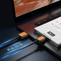 Kabelis USB A į USB C Hoco 3A 1 m X108 juodas