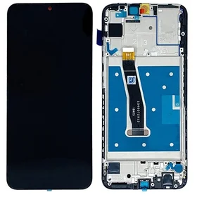 Ekranas Huawei P Smart 2019/P Smart Plus 2019/P Smart 2020 su lietimui jautriu stikliuku ir rėmeliu juodas ORG