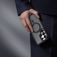 Rock Guard Touch Matinis Series Magnetic Dėklas for Samsung Galaxy S26 Ultra juodas