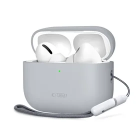 Tech-Protect silikoninis dėklas AirPods Pro 3 pilkas