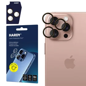 3mk HARDY objektyvo apsauginis stiklas Apple iPhone 16 Pro / 16 Pro Max - rudas