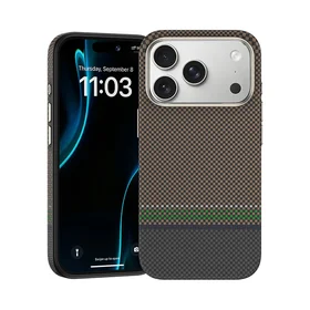 Benks magnetinis Armor Pro Prestige Kevlar 600D dėklas (Y070) Iphone 17 Pro Max telefonui (su kameros valdymo mygtuku)