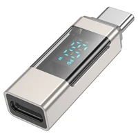 Borofone Adapter BV25 - Type C į Type C - Ekrano displejas pilkas