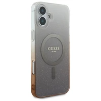 Guess IML blizgučių gradiento Magnetinis iPhone 16 dėklas – rudas