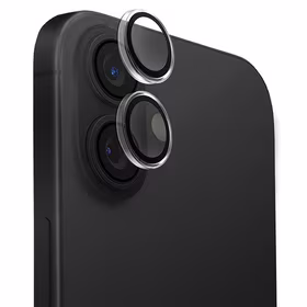 Uniq Optix skaidri kameros objektyvo apsauga iPhone 16 / 16 Plus su aplikatoriumi - skaidrus juodas