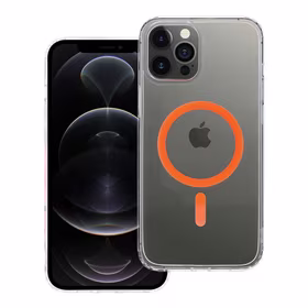 Drop Glue spalvingas žiedinis magnetinis dėklas telefonui, suderinamas su MagSafe, skirtas IPHONE 12 PRO MAX, oranžinis