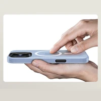 Benks Magnetic Lucid Armor dėklas (C067) iPhone 17 mėlynas (Camera Control mygtukas)