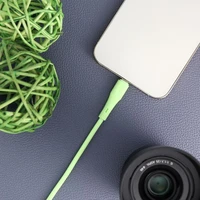 FORCELL F-ENERGY C346 kabelis Type C į Lightning PD 3A 27W Silicone 1 m žalias