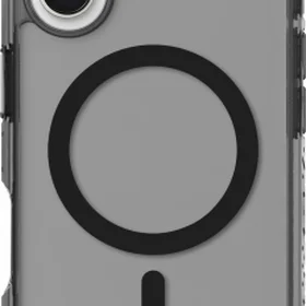 Laut Crystal Matter X magnetinis dėklas telefonui iPhone 16 Plus - skaidrus juodas