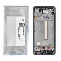 ServicePack LCD ekranas SAMSUNG A53 5G A536B GH82-28024A juodas