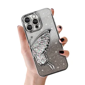 Tel Protect Butterfly vandens dėklas telefonui Iphone 15 sidabrinis