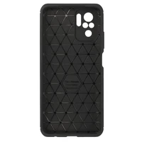 Tel Protect Carbon Elite dėklas telefonui Xiaomi Redmi Note 10/Note 10S/Poco M5S juodas