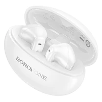 Borofone TWS Bluetooth Ausinės FQ12 Nice baltos