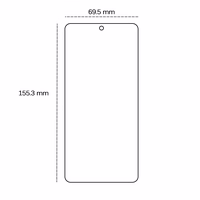 Grūdintas 2,5D stiklas, skirtas "Motorola Moto E14
