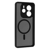 Visiškai matinis Magnētinis dėklas Xiaomi Redmi Note 14 5G juodas