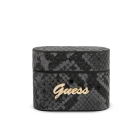 Guess GUACAPPUNSSMLBK AirPods Pro dėklas juodas/juodas Python kolekcija