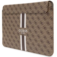 Guess 4G Printed Stripes dėklas 16" nešiojamam kompiuteriui - rudas