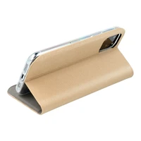 SENSITIVE knygos tipo dėklas telefonui SAMSUNG S25 Plus auksinė