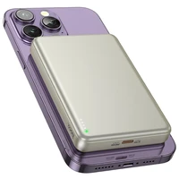 Išorinė baterija Power Bank Hoco Q26A PD20W Magnetic 10000mAh auksinė