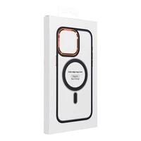 COLOR EDGE MAG COVER dėklas telefonui suderinamas su Magnetiniu IPHONE 14 Pro juoda auksinė