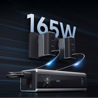 Cuktech CKPB200UGLGR 210W 20000mAh Išorinė baterija 2 x USB-C 1 x USB-A - pilka