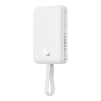 Išorinė baterija Baseus Magnetinė Mini 10000mAh, Lightning 20W MagSafe (balta)