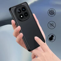 Tech-Protect MagMat dėklas telefonui Xiaomi Redmi Note 14 5G - matinė juoda