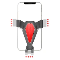 Gravity išmaniojo telefono automobilinis laikiklis, sidabrinis (YC07)