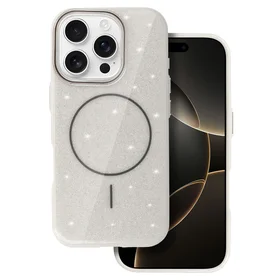 Dėklas telefonui Magsafe Slim Shiny Iphone 16 Pro Max juodas